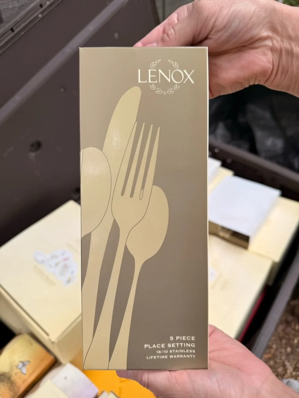 Lenox Butterfly Meadows 5-Piece Place Setting Quality Stainless Steel NIB